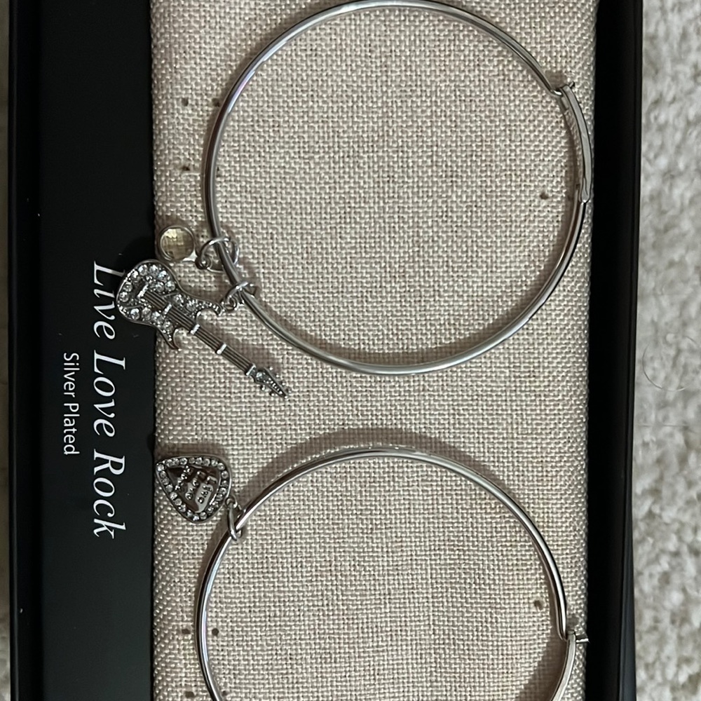 Hard Rock Silver Plated